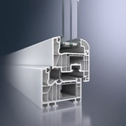 Le système de fenetre PVC Schüco Alu Inside, à trois joints d’étanchéité et technologie brevetée de connexion de l’aluminium